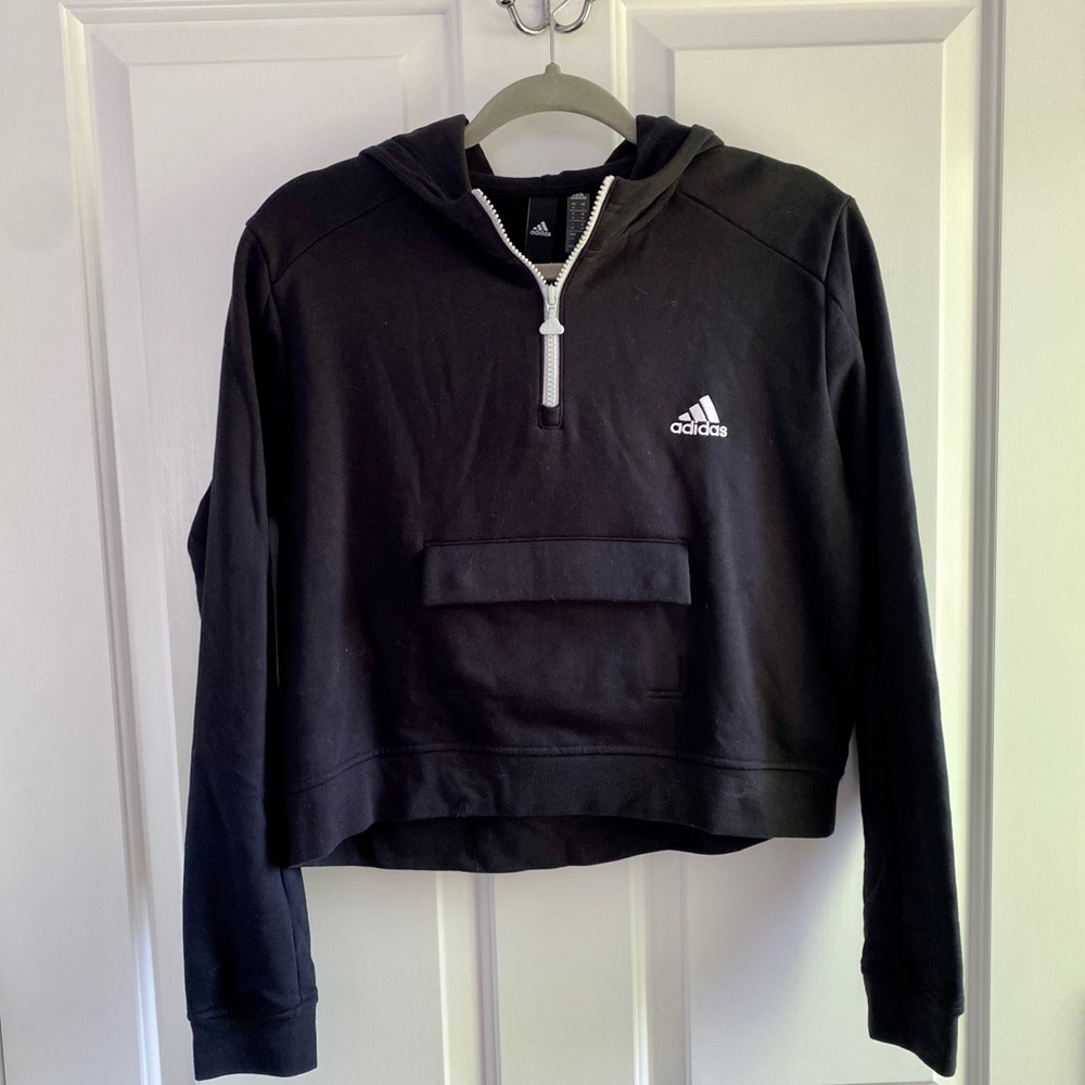 Cropped Adidas Hoodie